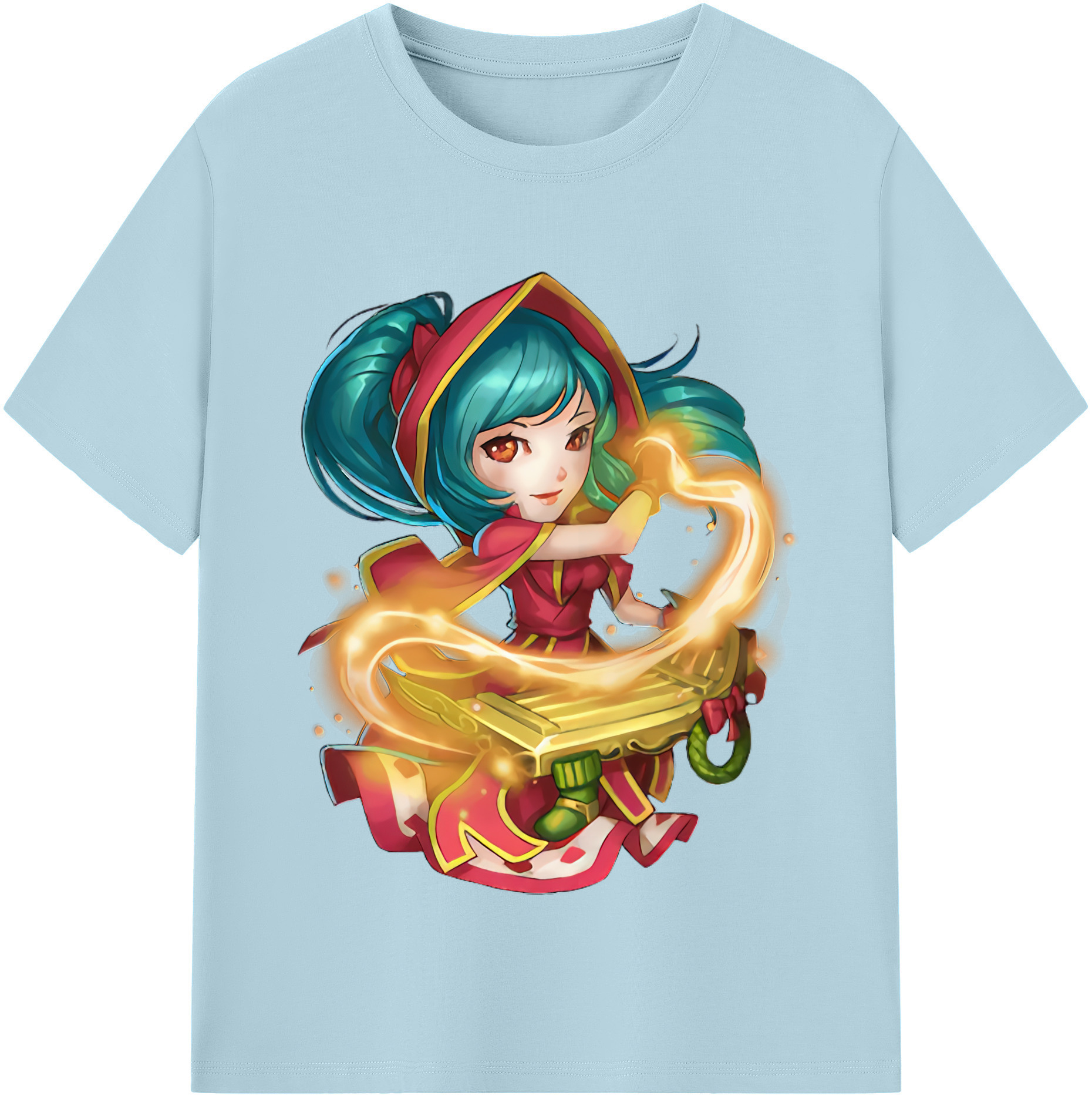 リーグ・オブ・レジェンド League of Legends LOL 綿100％半袖Tシャツ（フロントプリント）